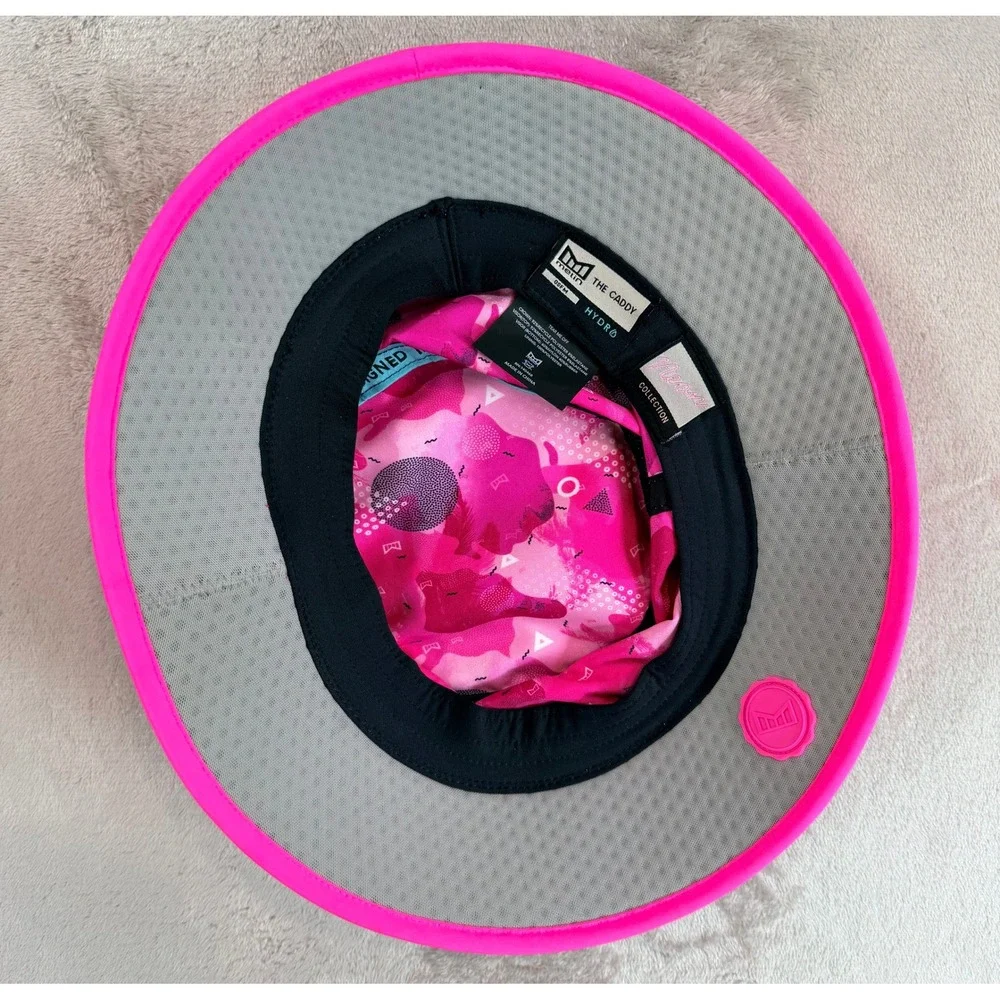 Melin Unisex Neon Collection Bucket Hat The Caddy Hydro Neon Pink OSFM